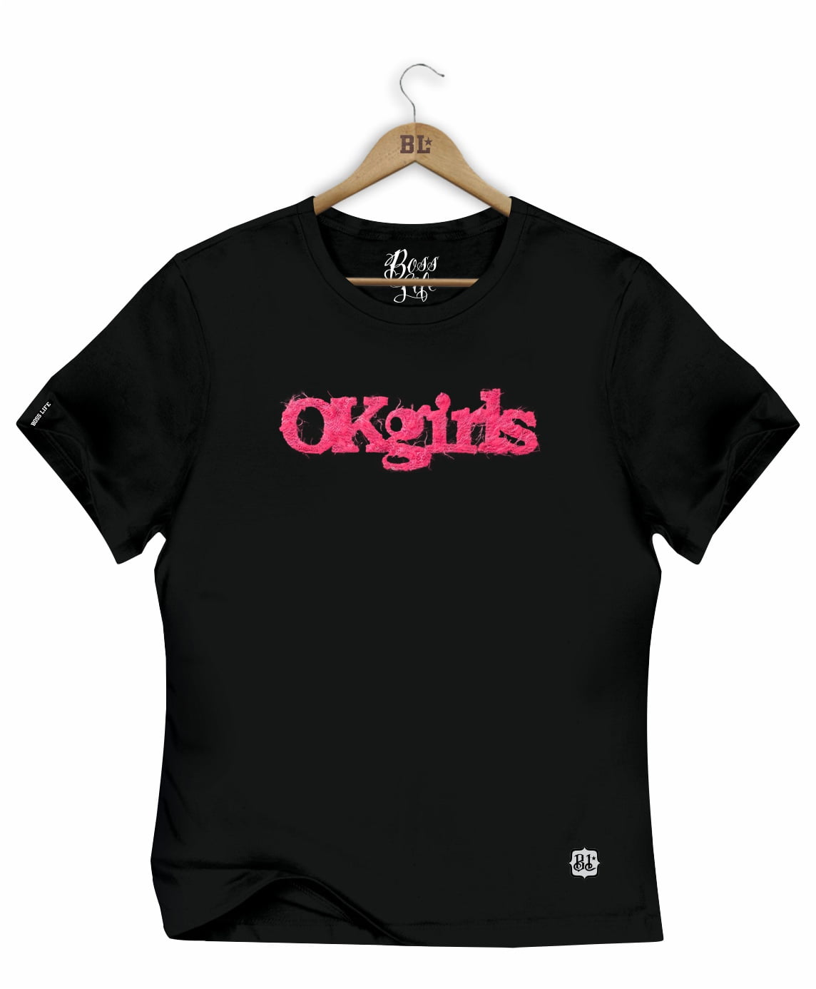 CAMISETA BABY LOOK PINK GIRL