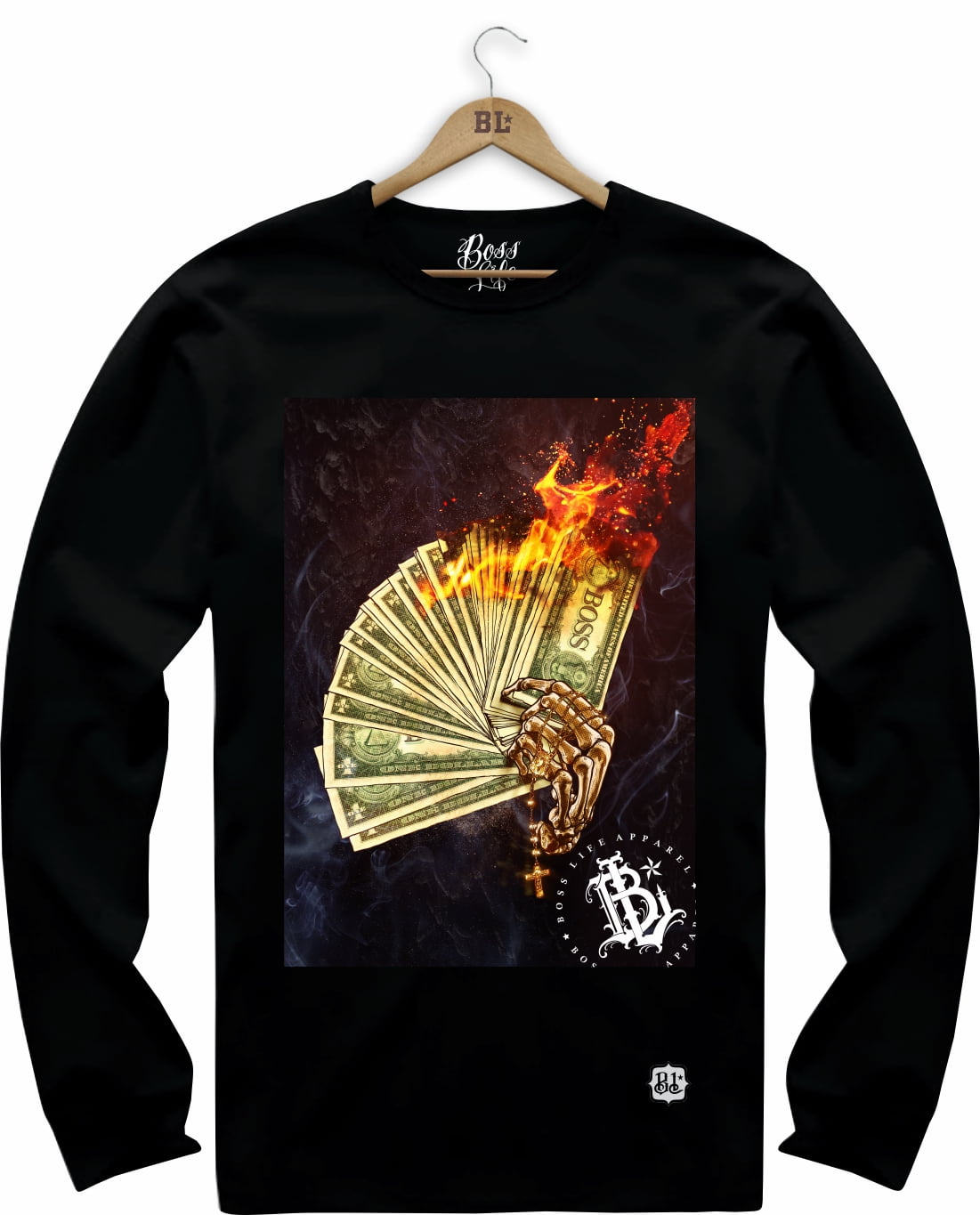 CAMISETA MANGA LONGA DOLLAR FIRE 2