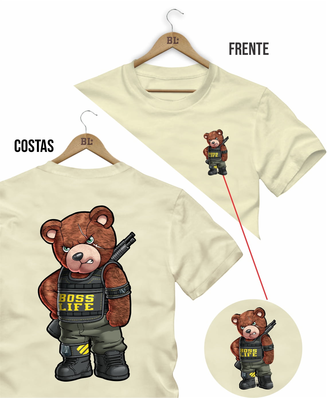 CAMISETA COMBAT BEAR 2