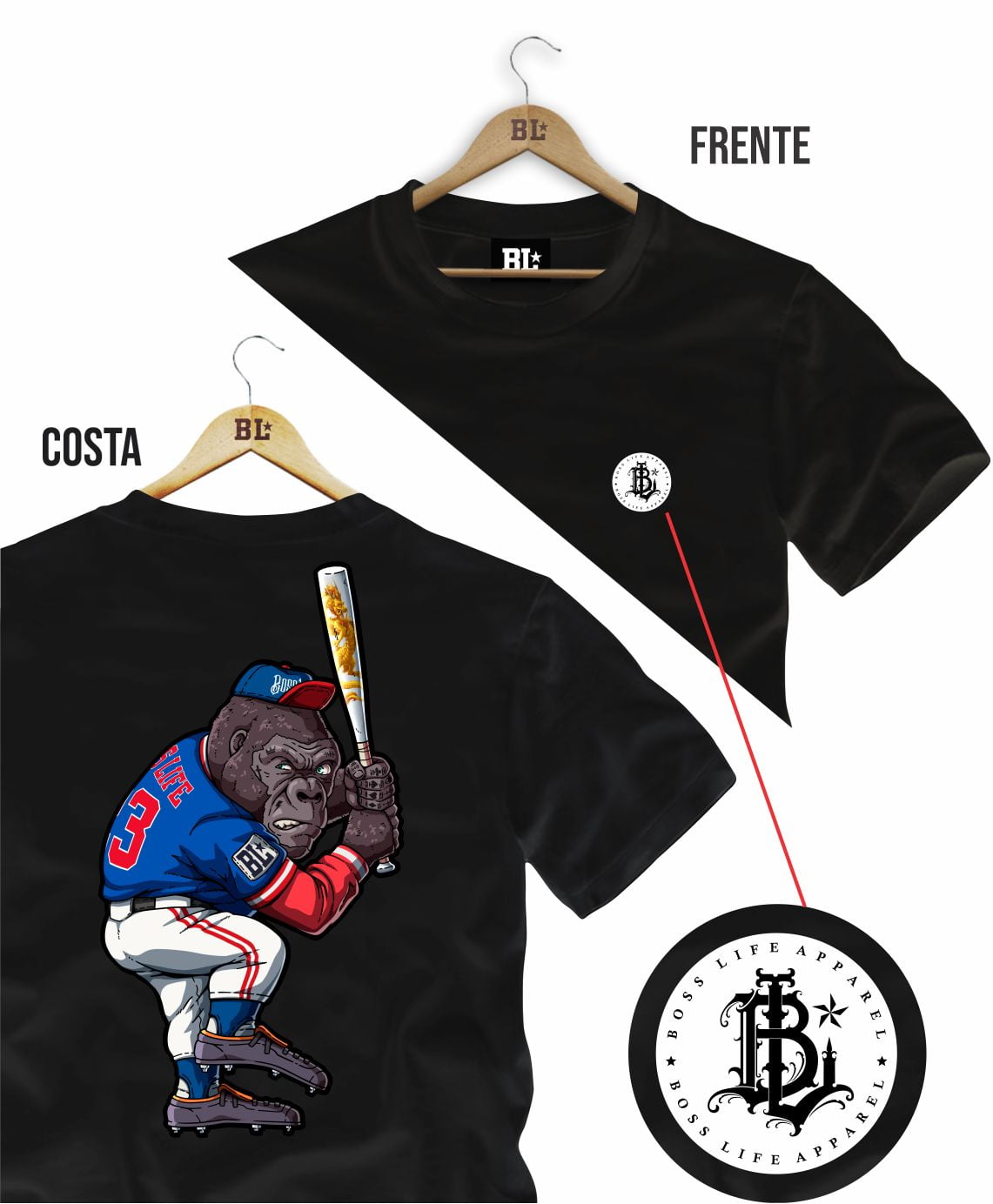 CAMISETA GORILA BOSS 2