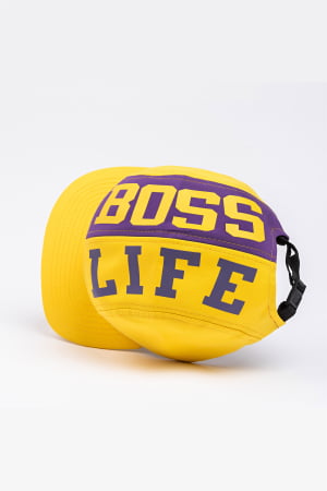 BONÉ FIVE PANEL BL17 YELLOW & PURPLE NEW BOSS 