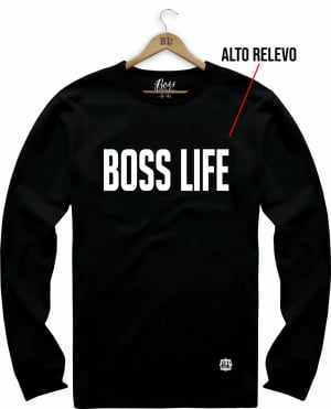 CAMISETA MANGA LONGA BOSS LIFE 2