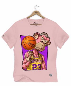 CAMISETA BABY LOOK MONKEY BASKET