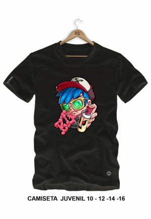 CAMISETA JUVENIL PAI/FILHO GRAFFITI BOY